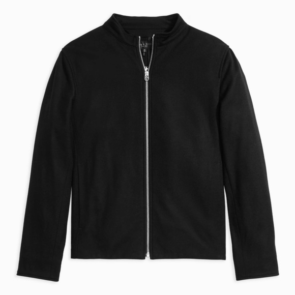 Rag & Bone Agnes Classic Fit Jacket in Japanese Takisada Jersey Merino Wool - Picture 1 of 14